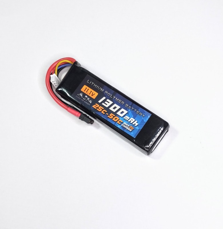 SFA製 11.1V1300mAh 25C-50C ミニSタイプ XT30Uコネクタ