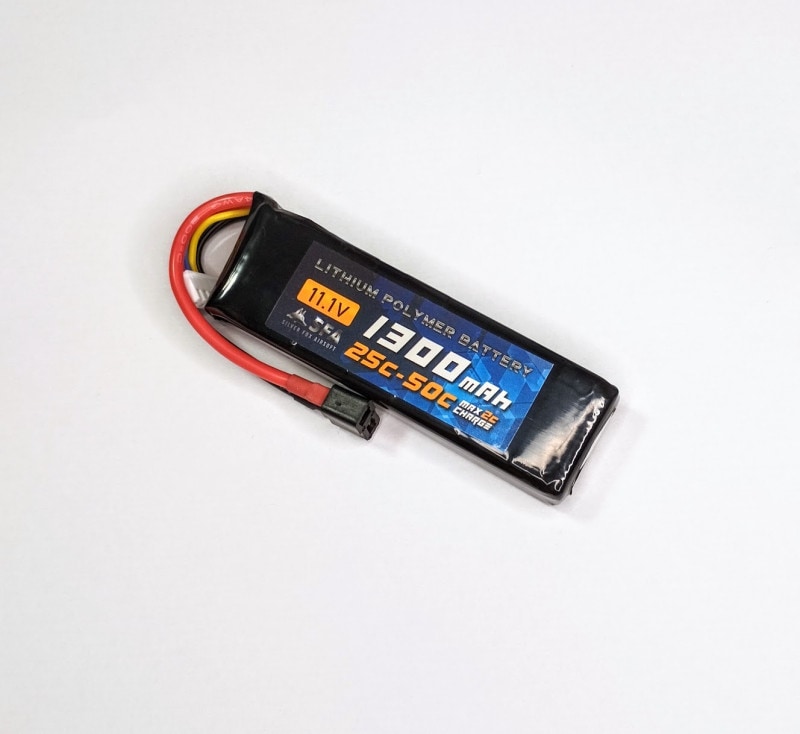 SFA製 11.1V1300mAh 25C-50C ミニSタイプ T字コネクタ