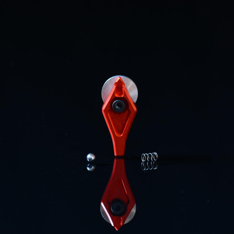 MANCRAFT製 M4/M16用CNCカスタムファイヤーセレクター レッド