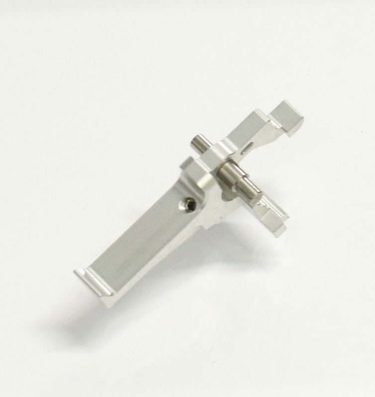 STACK製 次世代M4/M16用アジャスタブルカスタムトリガー(シルバー)