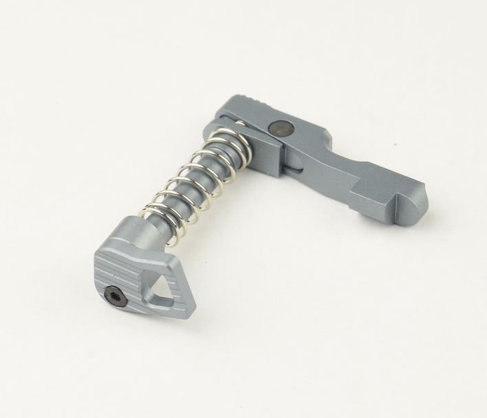 M4/AR15用 アンビマガジンキャッチ シルバー