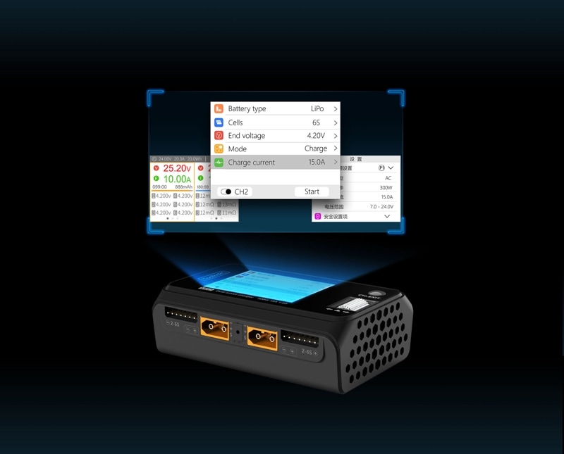 ToolkitRC製 M6D 2チャンネル小型充電器