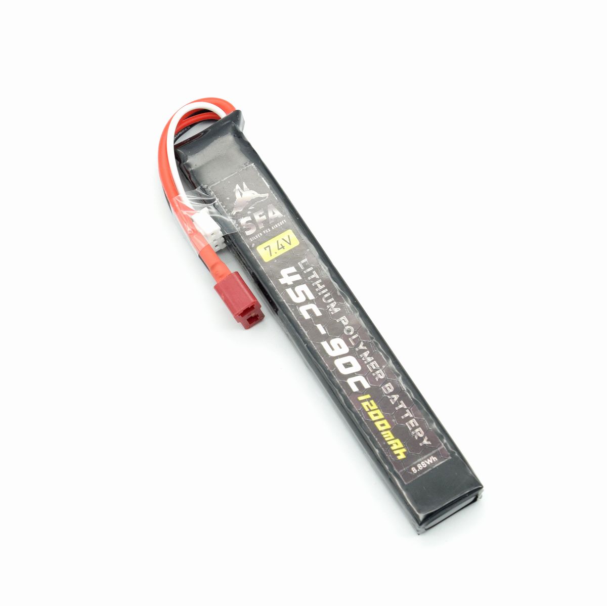 SFA製 7.4V1200mAh 45C-90Cスリム T字コネクタ