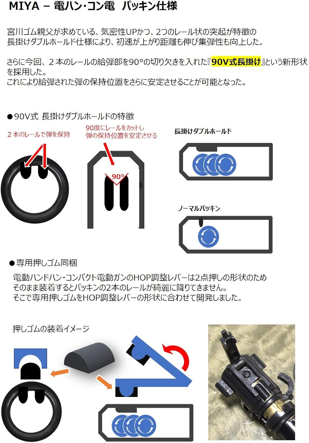 宮川ゴム製 電ハン・コン電 専用 MIYA-飛鳥