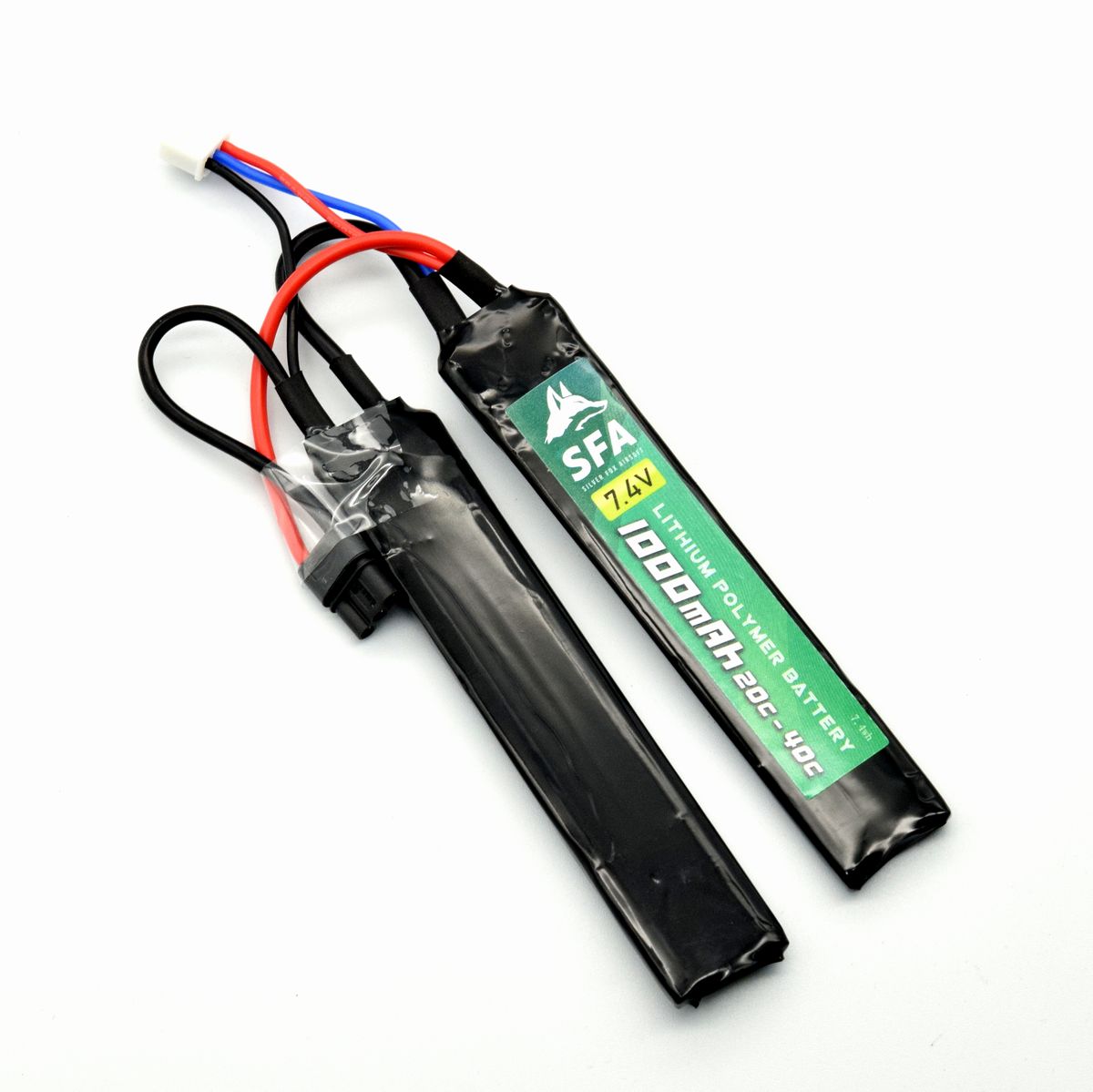 SFA製 7.4V1000mAh 20C-40C ショートセパレートタイプ MR30コネクタ