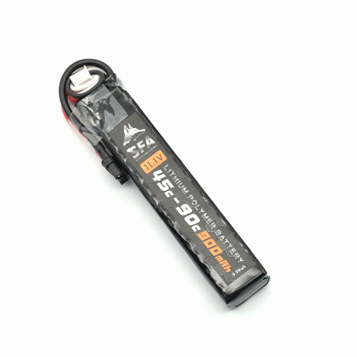 SFA製 11.1V900mAh 45C-90Cショートスリム XT30Uコネクタ