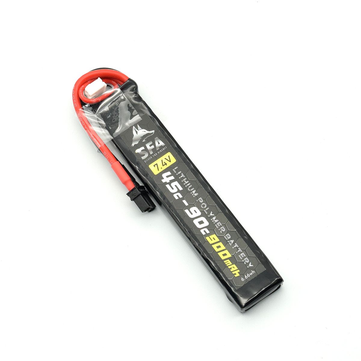 SFA製 7.4V900mAh 45C-90Cショートスリム XT30Uコネクタ
