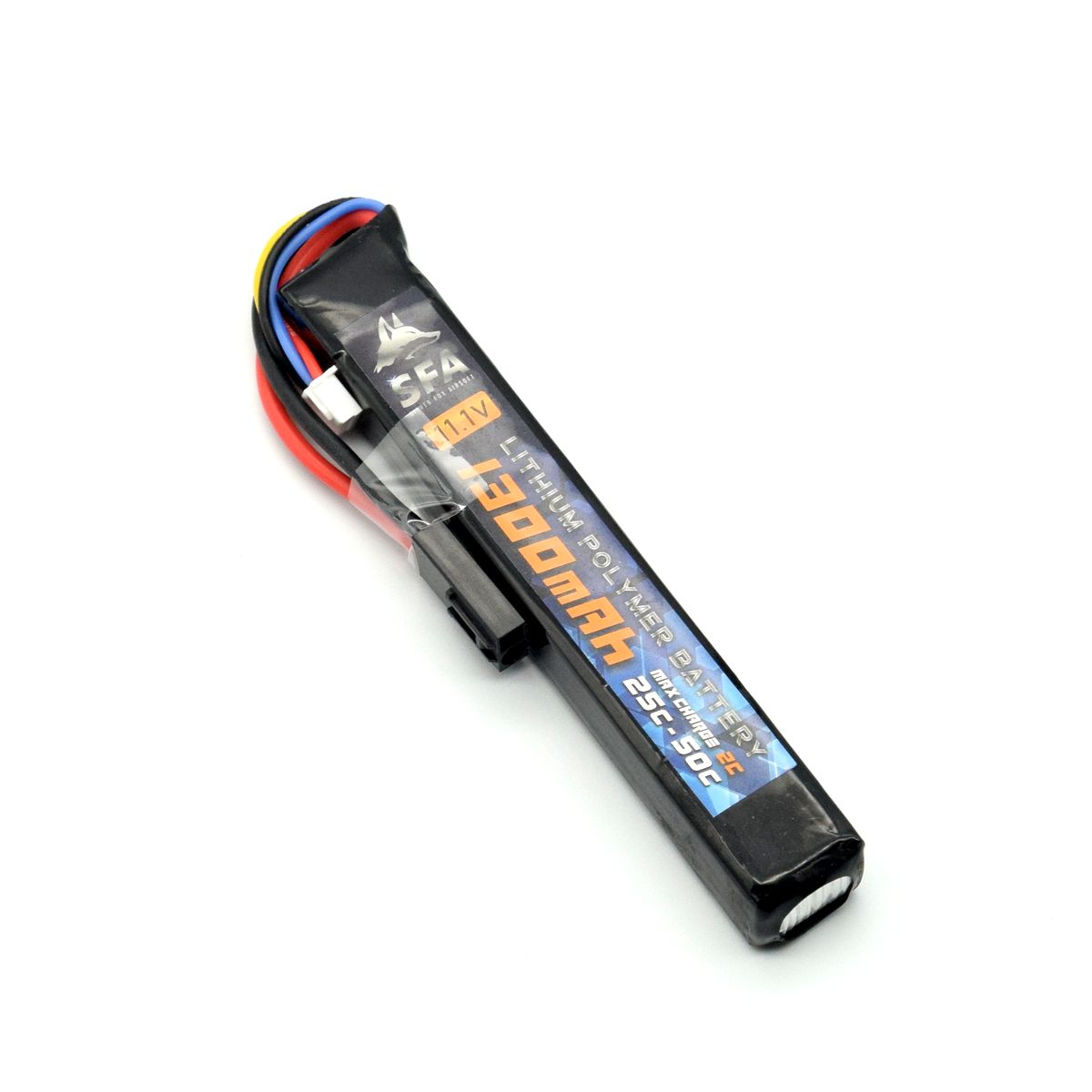 SFA製 11.1V1300mAh 25C-50C スリムタイプ ミニコネクタ