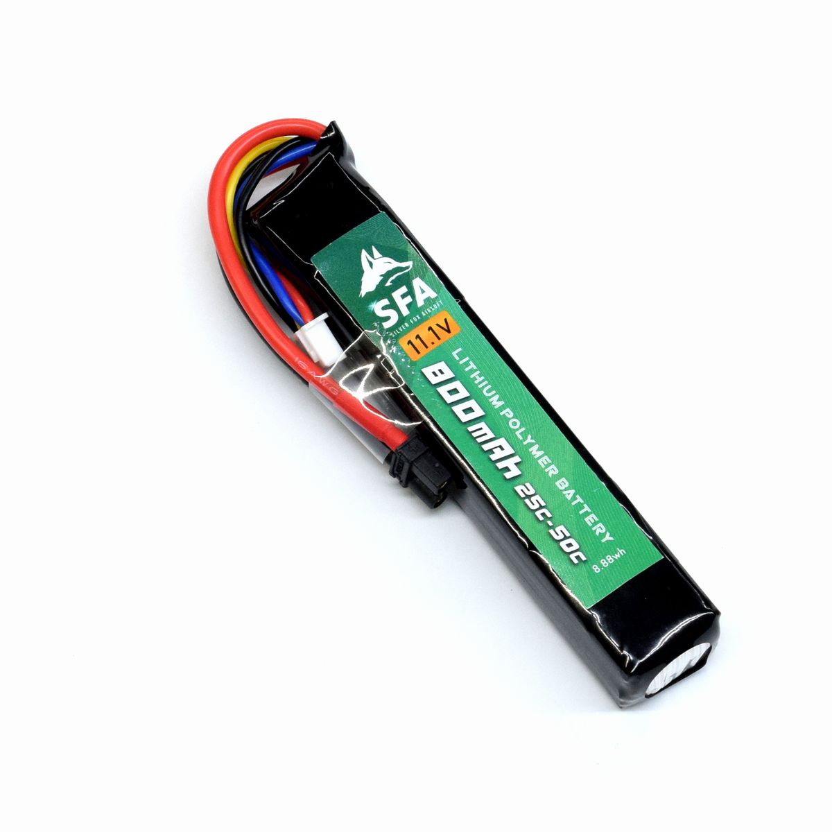 SFA製 11.1V800mAh 25C-50C ショートスリムタイプ XT30Uコネクタ