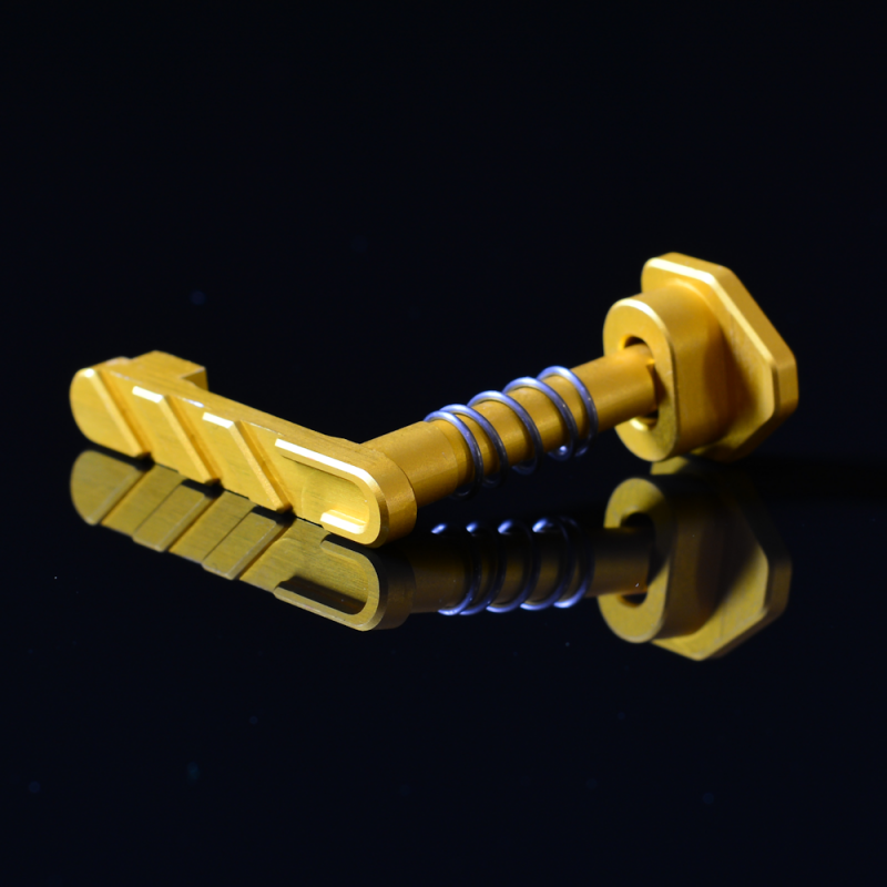 MANCRAFT製 M4/M16用CNCマグキャッチ ゴールド