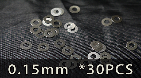 SLONG製 シムセット 0.15mm 30個入り