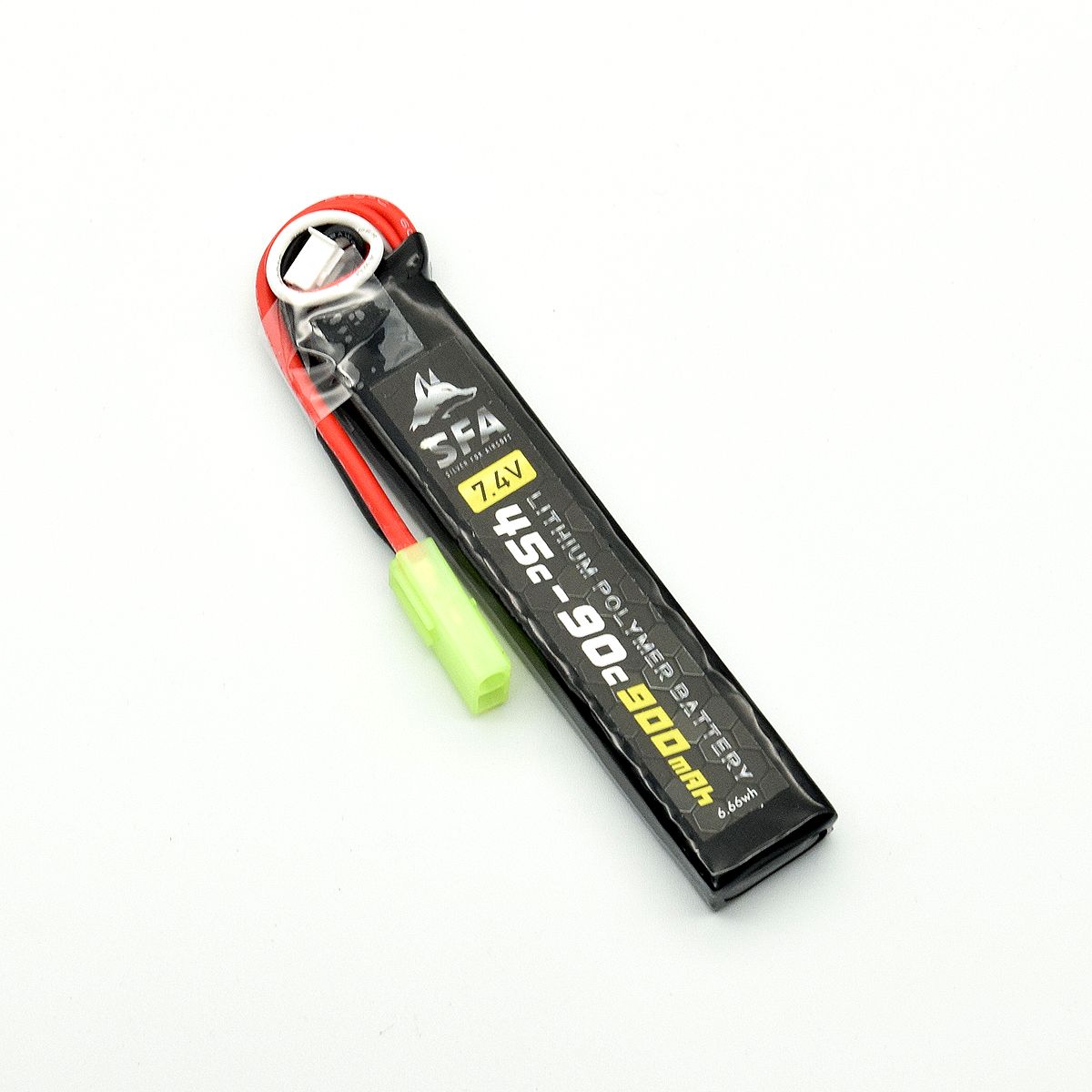 SFA製 7.4V900mAh 45C-90Cショートスリム ミニコネクタ