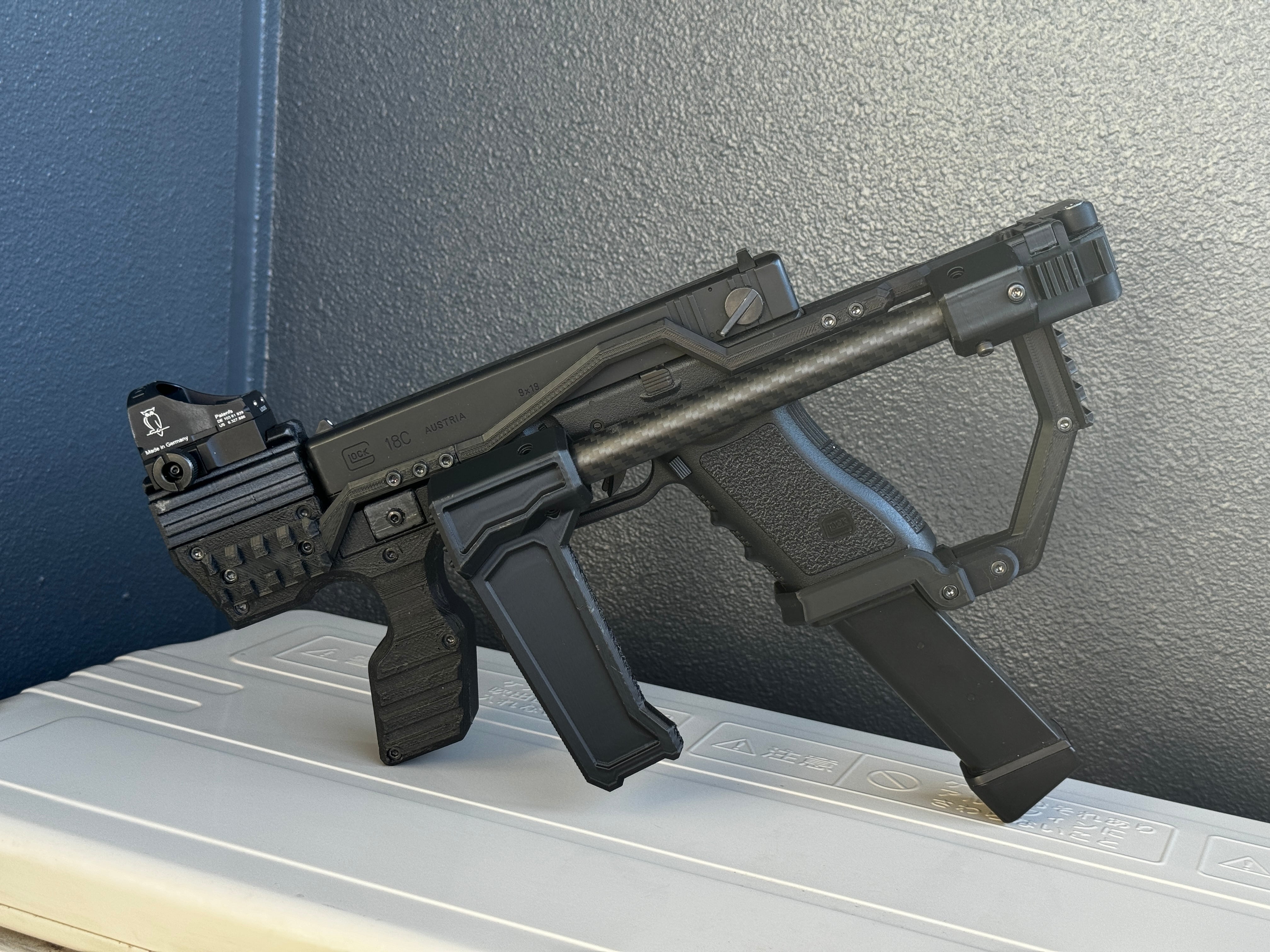 ミリデコ製 グロックカービンキット Ver.2用アダプター（TM 電ハン18C）