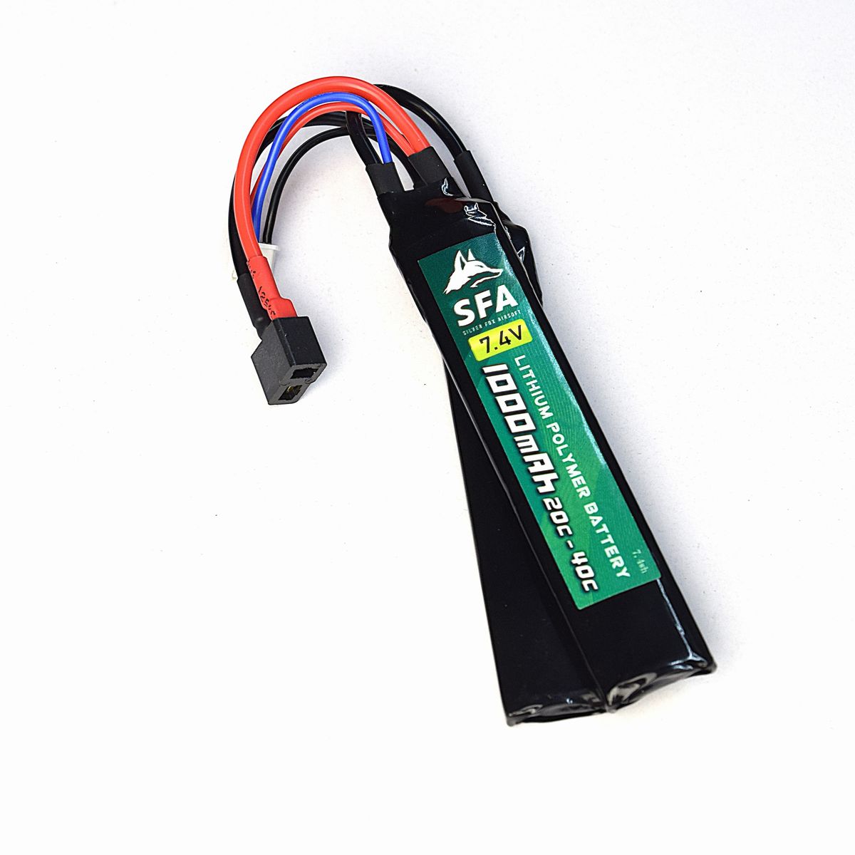 SFA製 7.4V1000mAh 20C-40C ショートセパレートタイプ T字コネクタ
