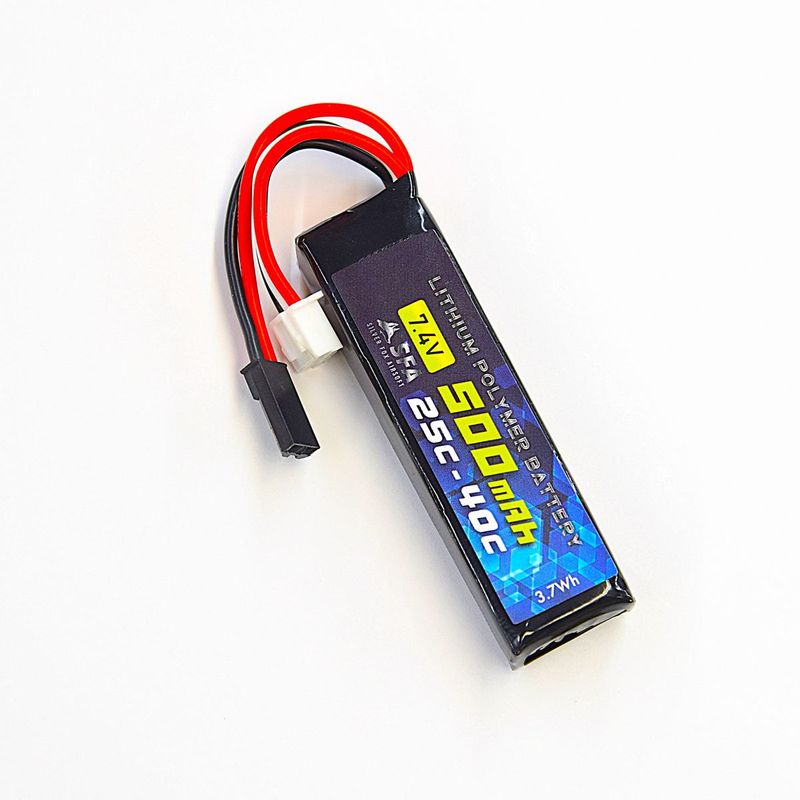 SFA製 7.4V500mAh 25C-40C電動ハンドガン、コンパクト電動ガン用 BECコネクタ