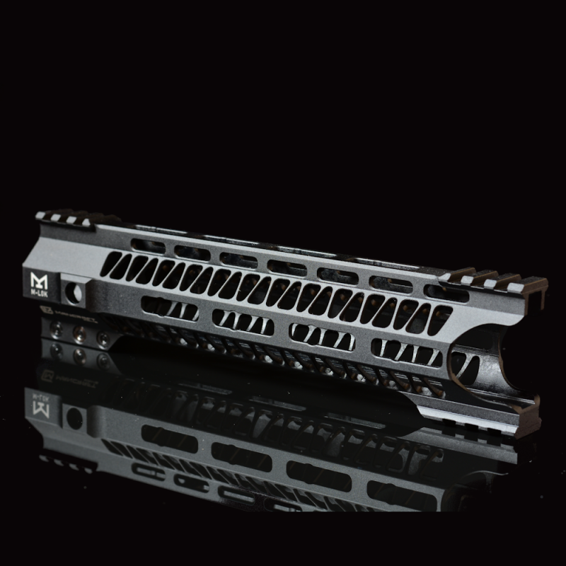 MANCRAFT製 CNC M4/M16 ハンドガード Ver1 10インチ　ブラック