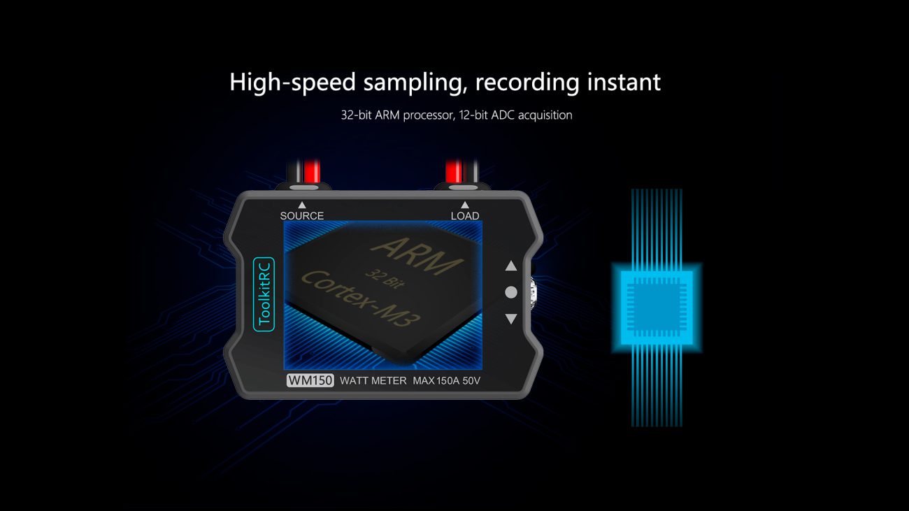 ToolkitRC製 WM150ワットメーター