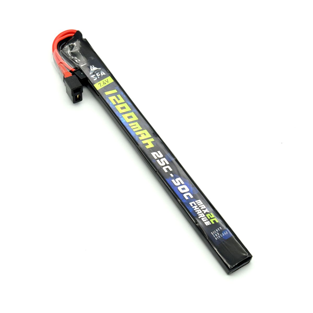 SFA製 7.4V1200mAh 25C-50C スティックタイプ（ウナギ）T字コネクタ