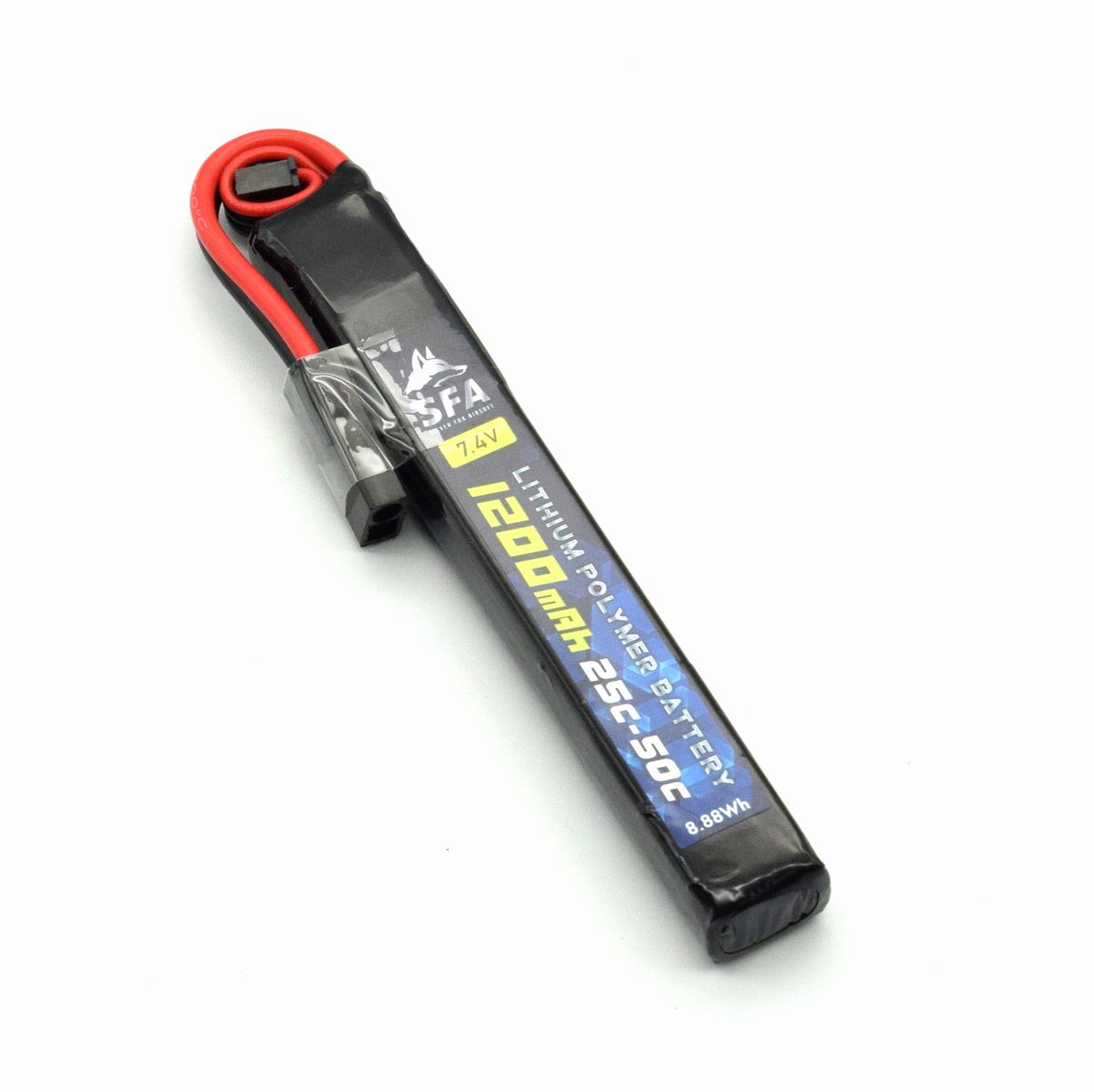 SFA製 7.4V1200mAh 25C-50C ショートスティック ミニコネクタ